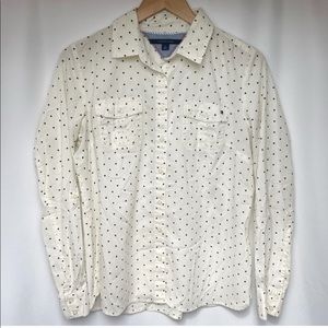 Polka Dot Button Down